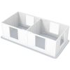 2 Room Whelping Box for Dogs, 65" Puppy Whelping Pen with Clear Panels & Adjustable Entrance, for Small Dogs