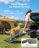 VEVOR Dog Ramp for Cars, 63" L x 17" W, Folding Pet Ramps for Medium & Large Dogs up to 250lbs, Pet Stair Ramp with Non-Slip Felt Rug Surface