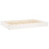 Dog Bed White Solid pine wood Medium Minimalistic Dog Bed