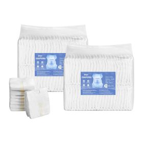 VEVOR Disposable Dog Diapers, Super Absorbent Female Dog Diapers, 360° Leak-Proof Female Doggy Pet Diaper with Wetness Indicator for Heat Period (Style: Female Dog Diapers, size: X-Small (96 Count))