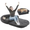 Human Dog Bed, 71"x43"x12" Dog Beds for Large Dogs, Foldable Plush Washable Dog Bed for People Doze Off