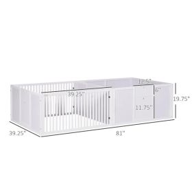 Whelping Box For Dogs Built For Mother's Comfort (Option: White)