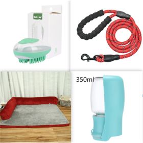 Pet Dog Bed (Option: Red set-Bilateral-M)